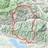 Mapa Cyklokarpaty Kluszkowce 2019 - mega